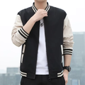 R&B | Splicing Stripe Varsity-Jacke