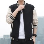 R&B | Splicing Stripe Varsity-Jacke