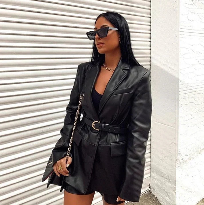 R&B | Schicker Lederblazer für Damen