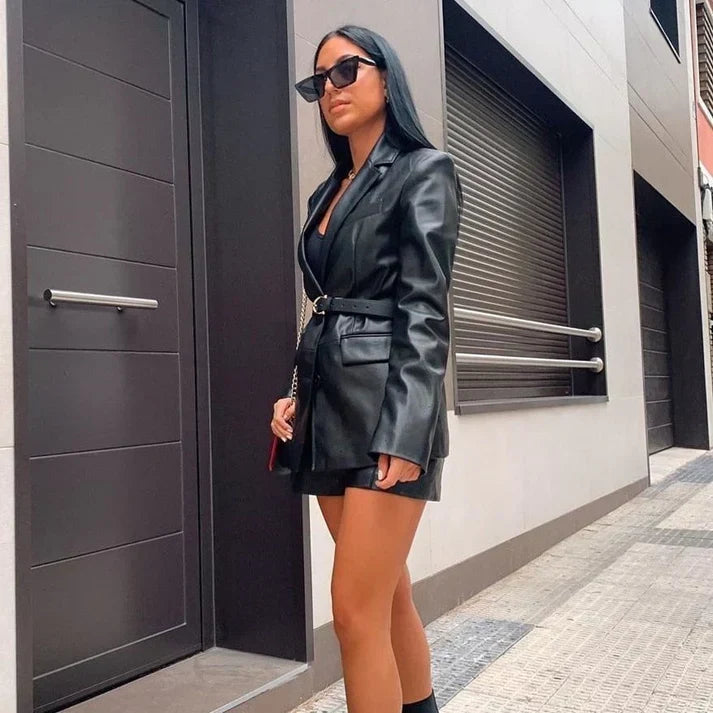 R&B | Schicker Lederblazer für Damen
