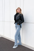 R&B | Leder-Bikerjacke für Damen Alex
