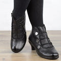R&B | Damen Viktorianische Schnür-Stiefeletten mit Spitzenbesatz