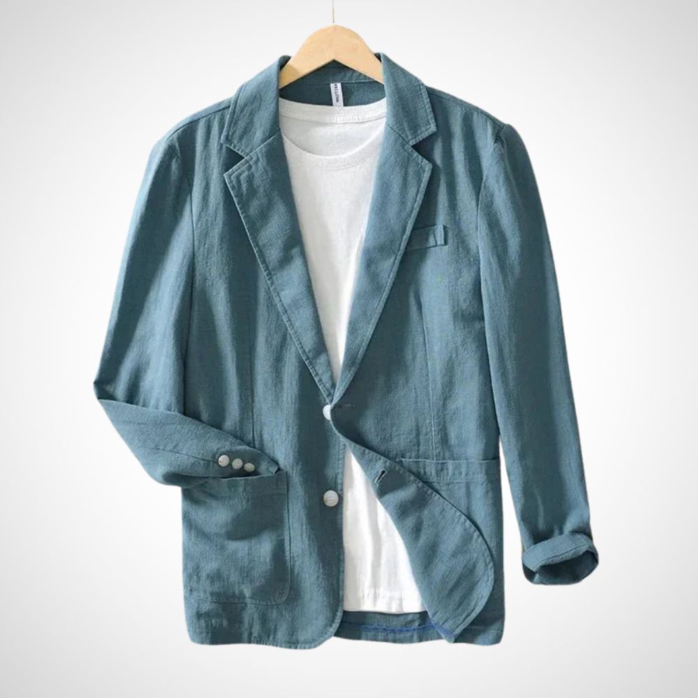 R&B | Leichter Herren-Leinen-Blazer aus einer Baumwollmischung