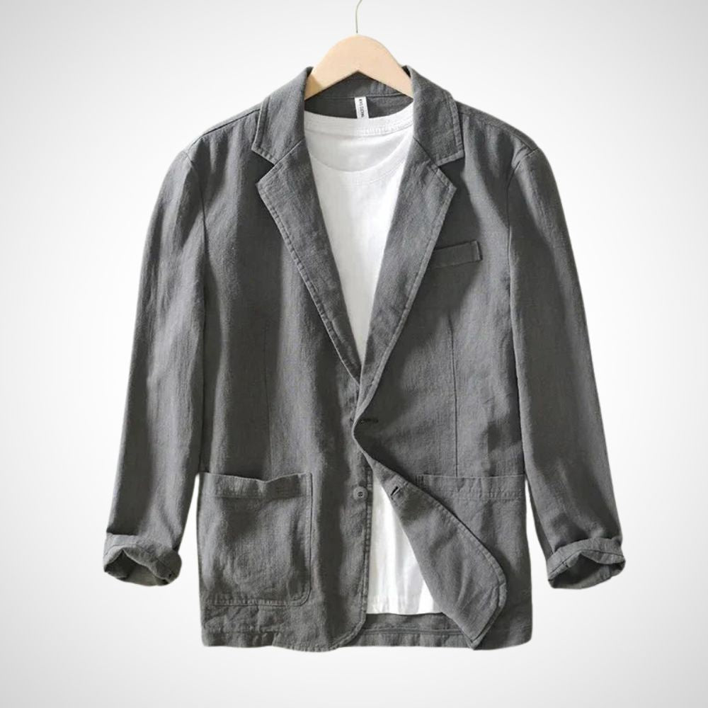 R&B | Leichter Herren-Leinen-Blazer aus einer Baumwollmischung