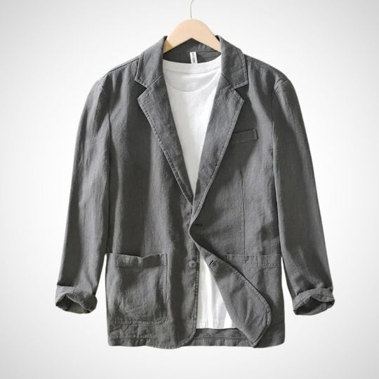 R&B | Leichter Herren-Leinen-Blazer aus einer Baumwollmischung