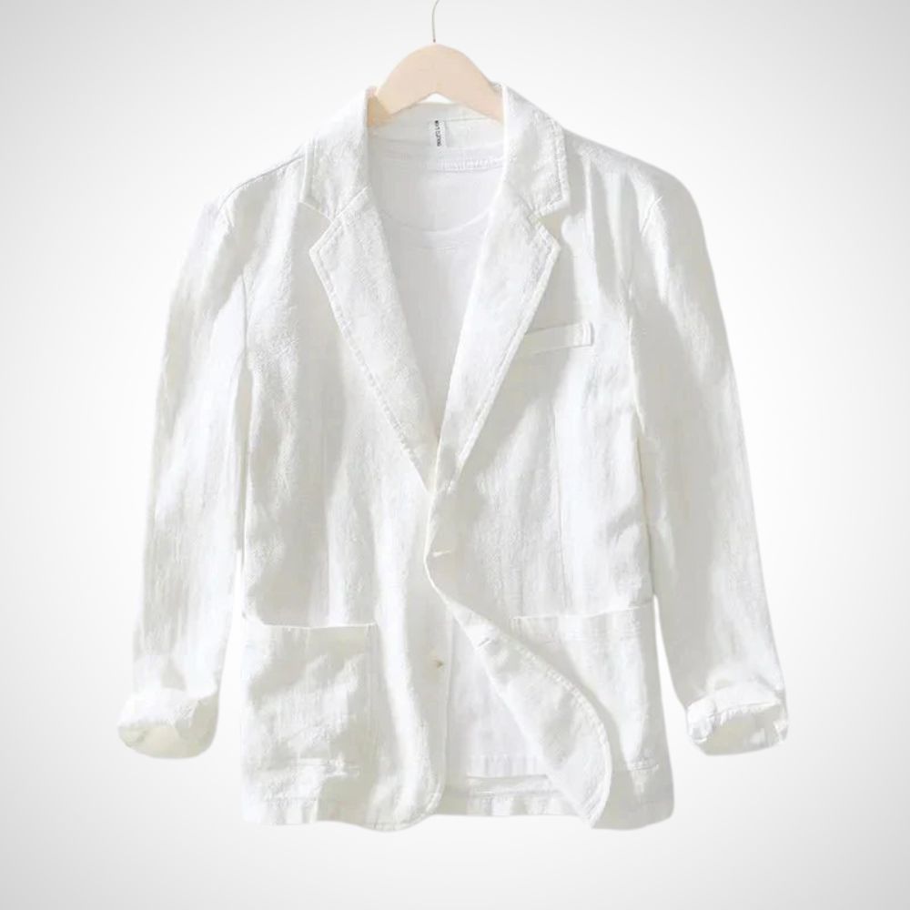 R&B | Leichter Herren-Leinen-Blazer aus einer Baumwollmischung