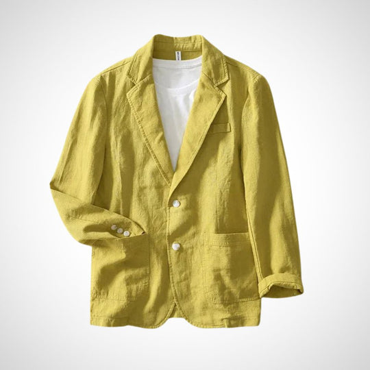 R&B | Leichter Herren-Leinen-Blazer aus einer Baumwollmischung