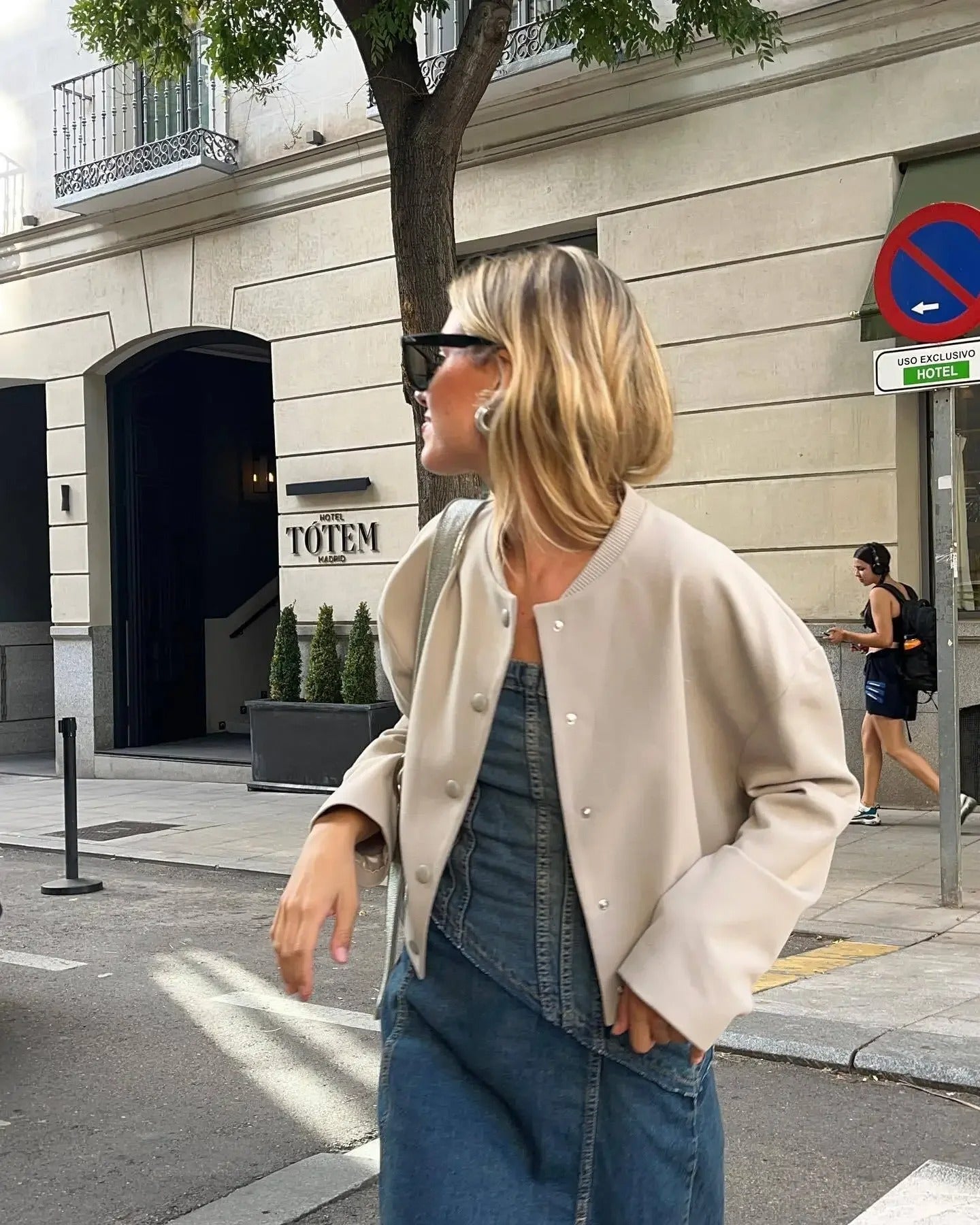 R&B | Leichte Damen-Bomberjacke für Den Sommer - Lässig Schick mit Stehkragen