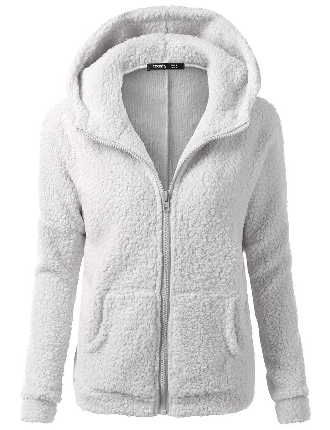 R&B | Weicher Fleece-Cardigan Schön & Warm & Vielseitig