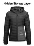 R&B | Leichtgewicht Packbarer Damen Windbreaker mit Kapuze