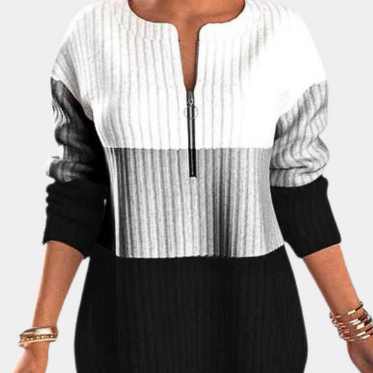 R&B | Warmer Damen Zip-Pullover