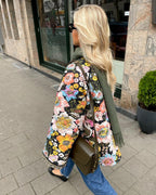 R&B | Futter Damenjacke mit Blumenmuster