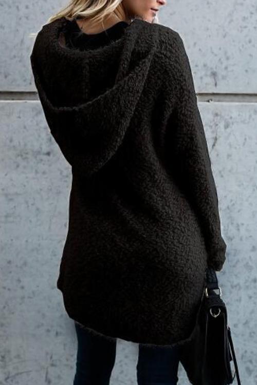 R&B | Kapuzen-Strickjacke