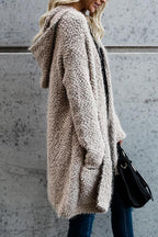R&B | Kapuzen-Strickjacke