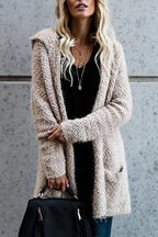 R&B | Kapuzen-Strickjacke