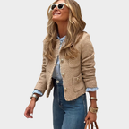 R&B | Beige Tweedjacke Damen