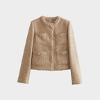 R&B | Beige Tweedjacke Damen
