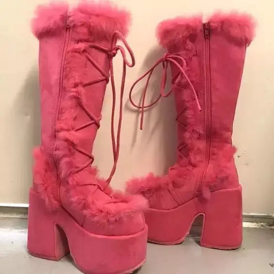 R&B | Neue Winter Frauen Schnee Stiefel Plattform  (Saison 2)