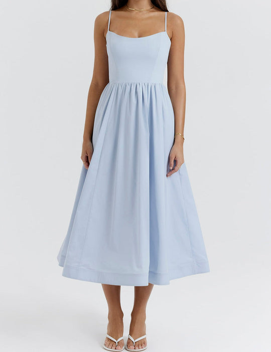 R&B | Elegantes Midikleid Look