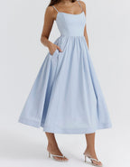 R&B | Elegantes Midikleid Look