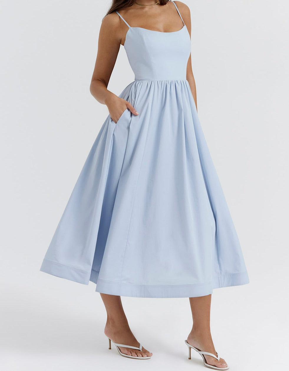 R&B | Elegantes Midikleid Look