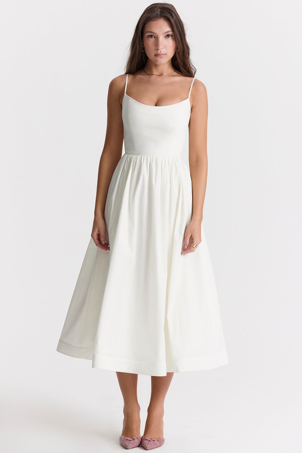 R&B | Elegantes Midikleid Look