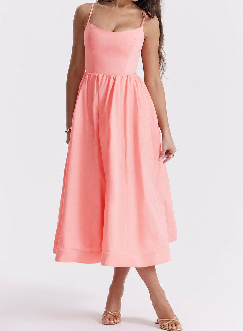 R&B | Elegantes Midikleid Look