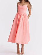 R&B | Elegantes Midikleid Look