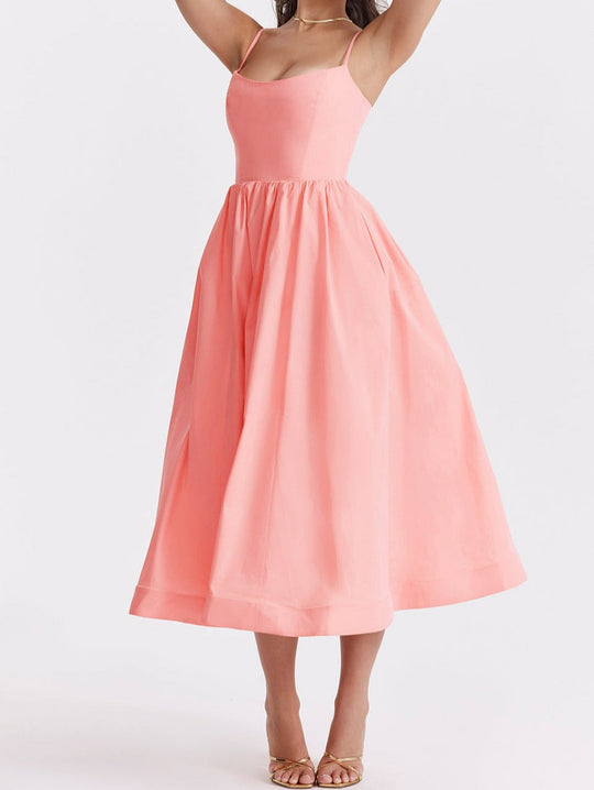 R&B | Elegantes Midikleid Look