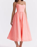 R&B | Elegantes Midikleid Look