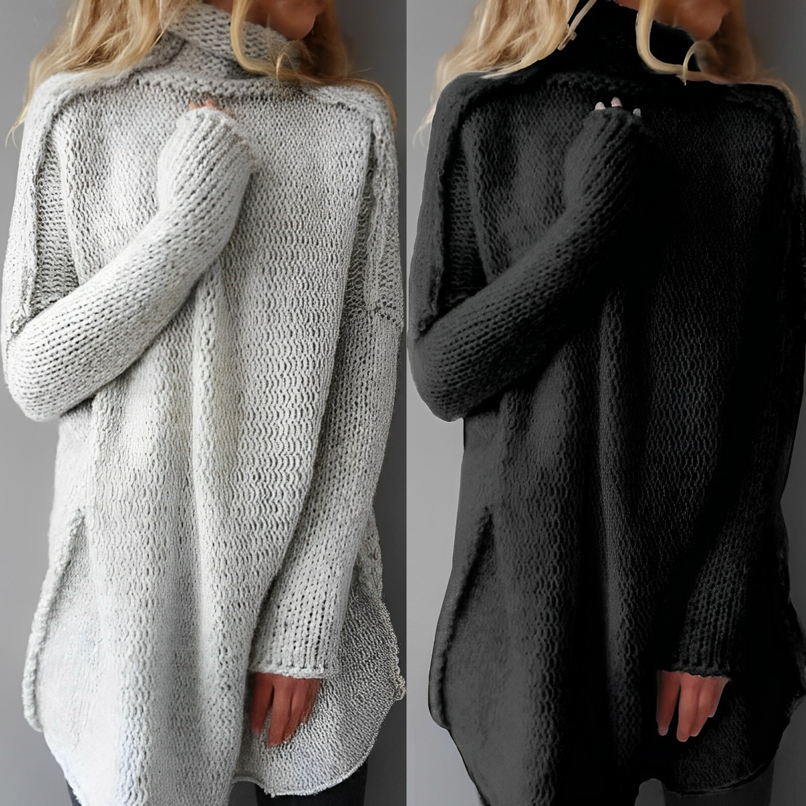 R&B | Langer Strickpullover