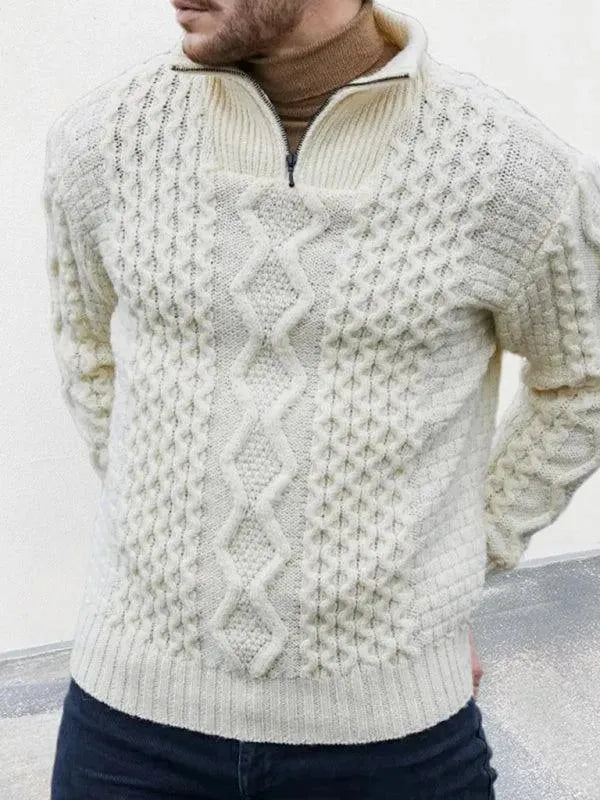 R&B | Kabel Rollkragenpullover Männer