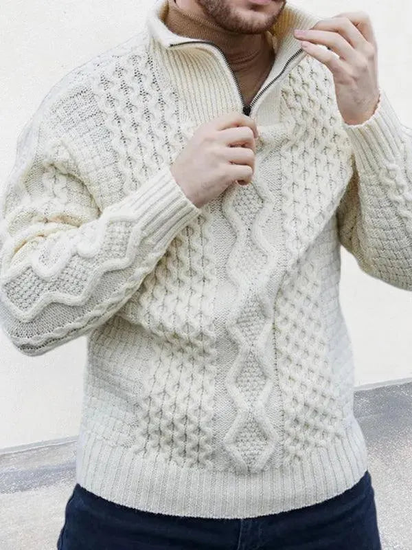R&B | Kabel Rollkragenpullover Männer