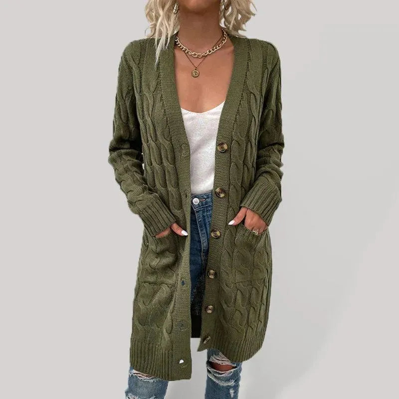 R&B | Twist Frauen Strickjacke Pullover