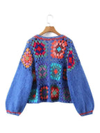 R&B | Häkel Frauen Strickjacke Pullover
