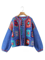 R&B | Häkel Frauen Strickjacke Pullover