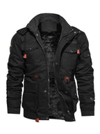 R&B | Lockere Stehkragen Kapuzenjacke für Herren Winter