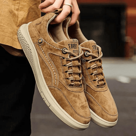 R&B | Herren Sneakers Italienische Wildleder Sneakers Lässig und Komfortabel