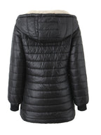 R&B | Gefütterte Damen Kapuzenjacke In Einfarbigem Design