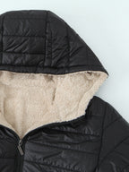 R&B | Gefütterte Damen Kapuzenjacke In Einfarbigem Design