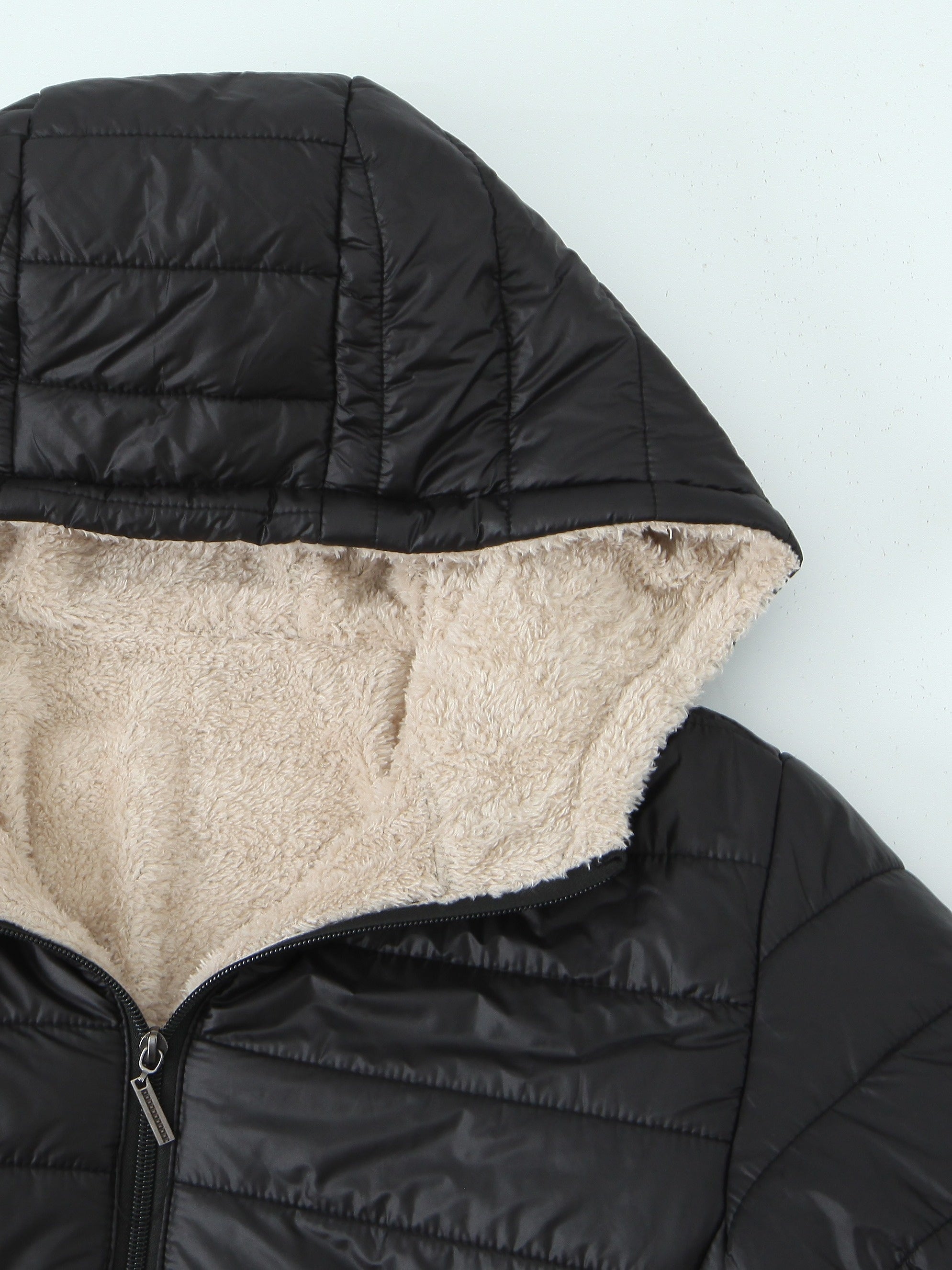 R&B | Gefütterte Damen Kapuzenjacke In Einfarbigem Design