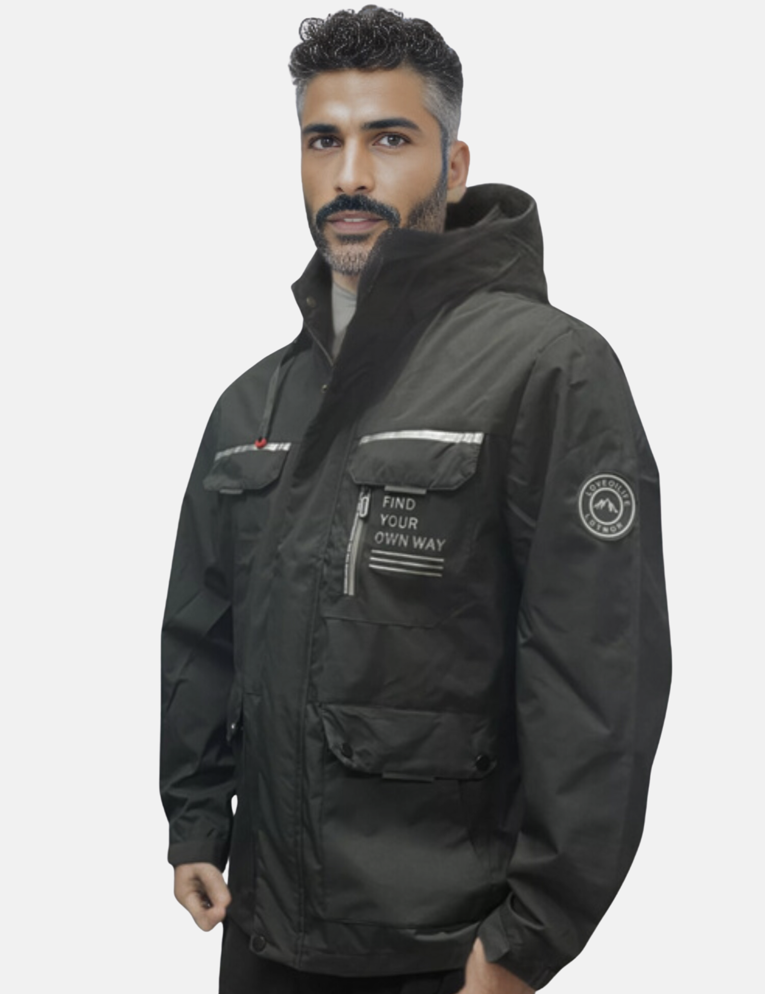 R&B | Leichtgewicht Herrenjacke mit Vollem Reißverschluss