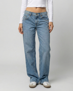 R&B | Retro Leoparden Print Stern Boyfriend Jeans