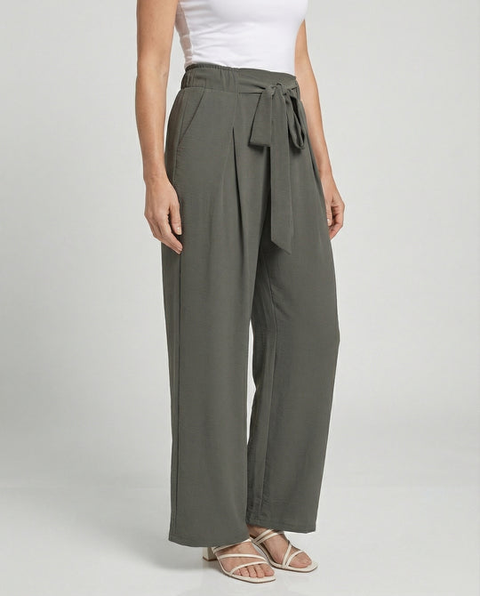 Damen Stoffhose Damen Palazzo High Waist