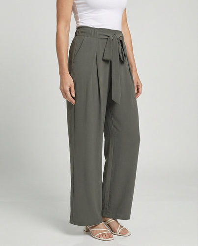 Damen Stoffhose Damen Palazzo High Waist
