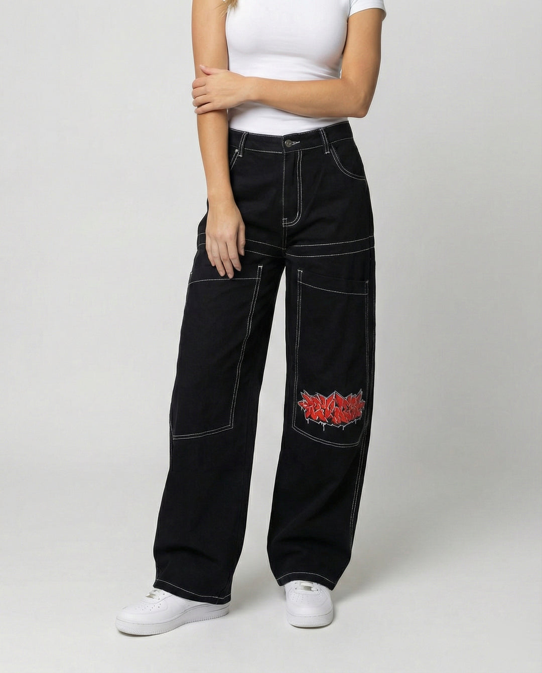 Denim Baggy Jeans mit Weiter Passform & Lässigem Stil | R&B