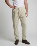 Herren weite Cordhose mit hoher Leibhöhe