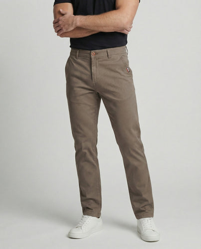 Herren Chinohose mit elastischem Bund