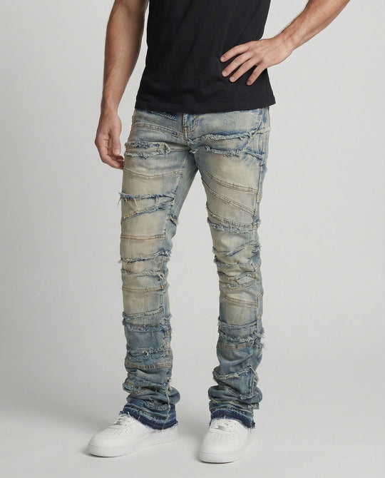 Herren Destroyed Jeans Slim Fit