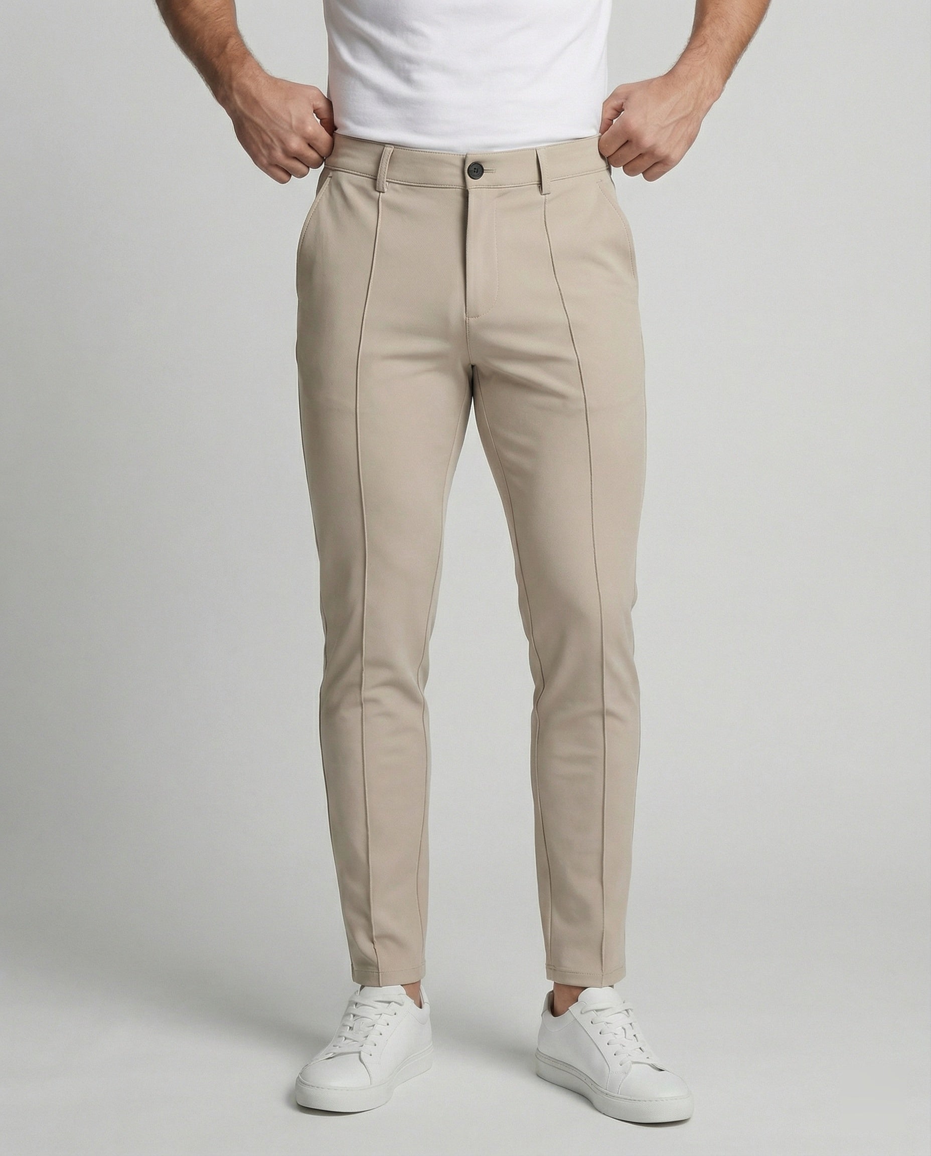 Herren Chinohose Slim Fit mit Stretch